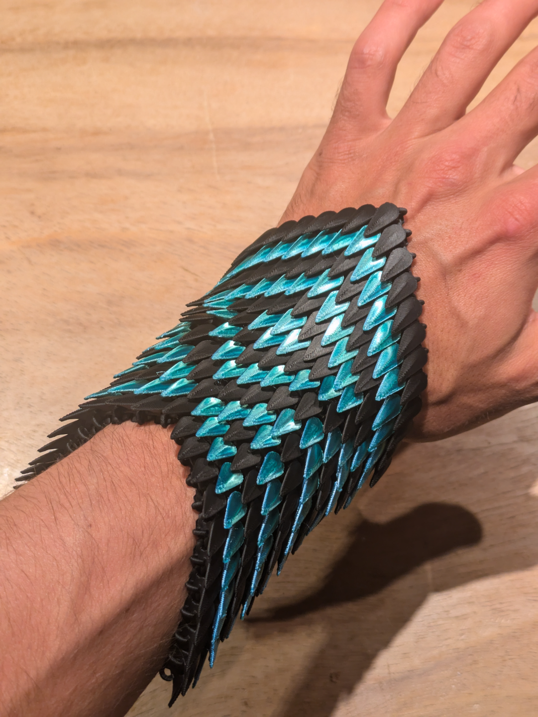 Dragon skin arm bracer