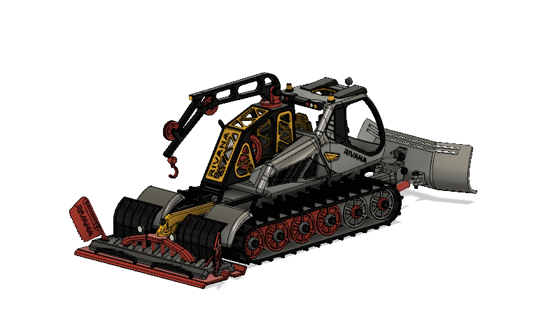 150% SCALE Snowcat / Snow Groomer