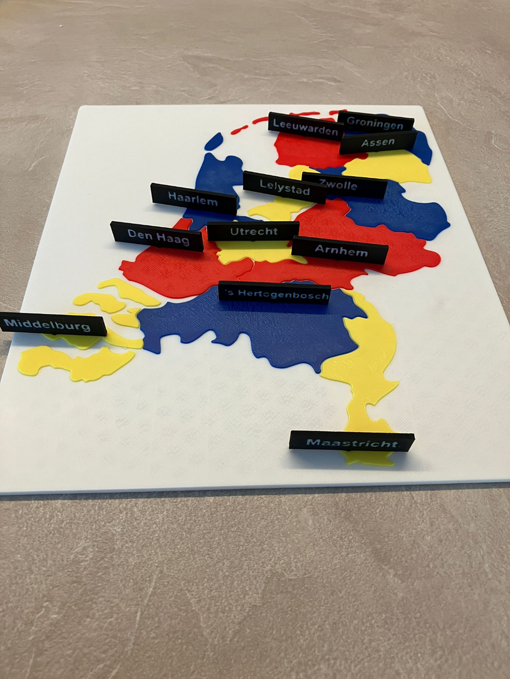 Map of the Netherlands – Learn Provinces&Capitals