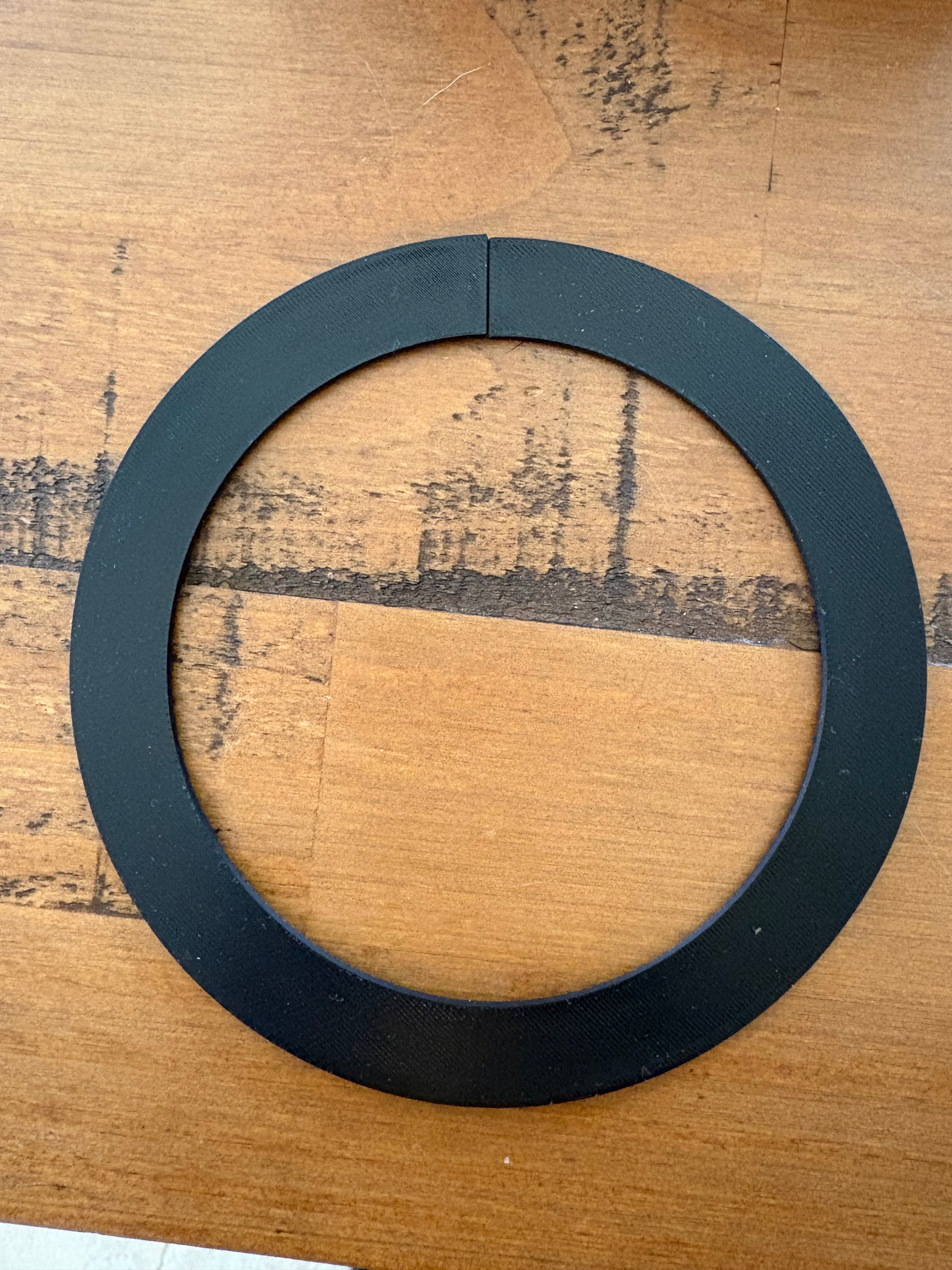 Unpainted Light Fixture Ring