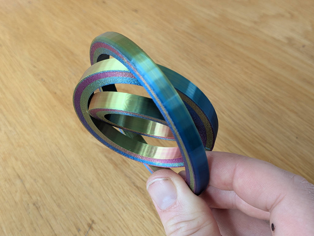 Raptor Gimbal 2 axis print in place fidget toy