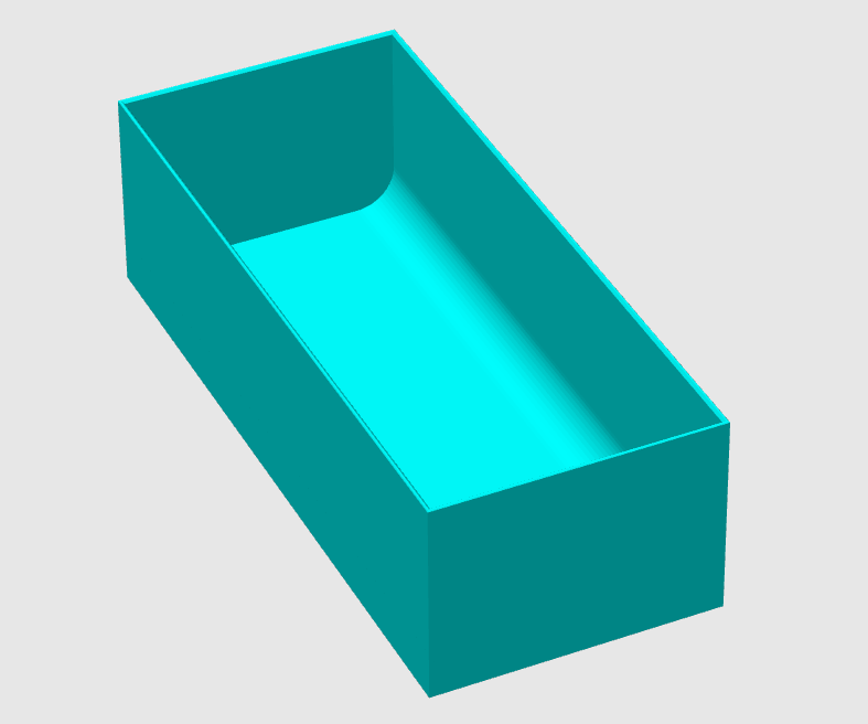 Pencil Box for Drawer - Fits Beside Gridfinity(4x)