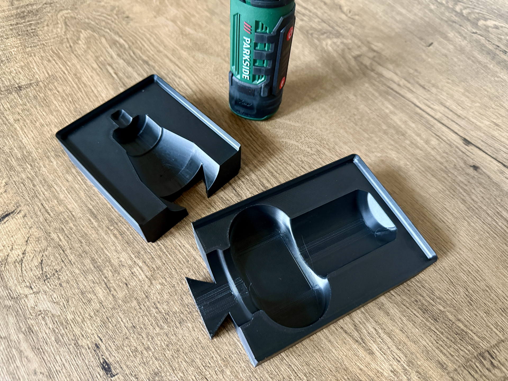 Gridfinity bin for Parkside PFBSA 4 A1 Rotary Tool