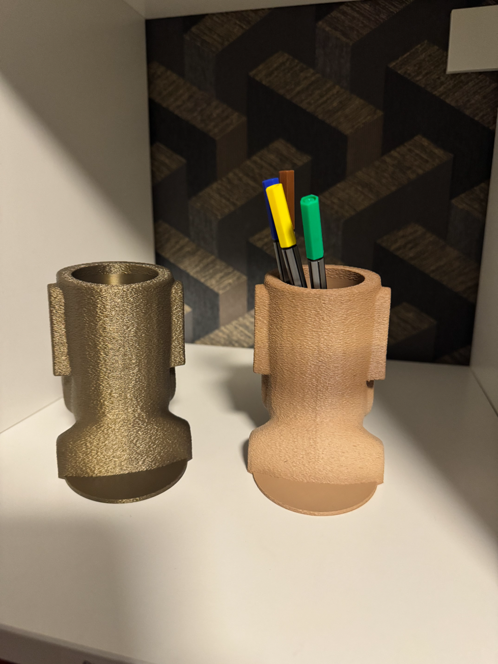 Moai pinsel Stiftehalter
