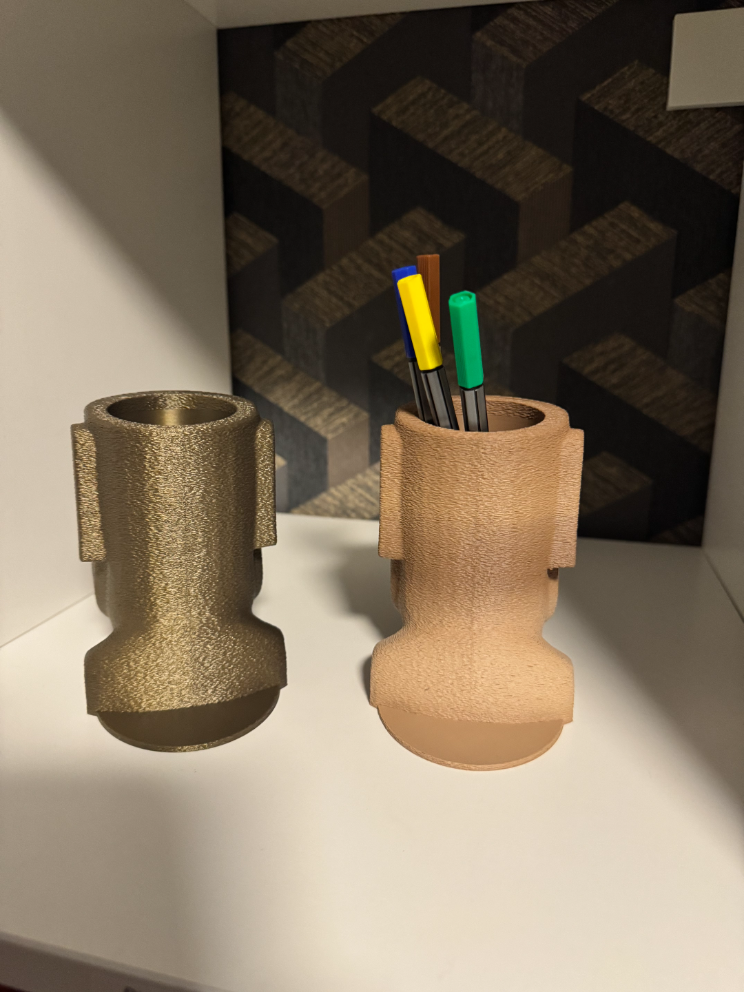 Moai pinsel Stiftehalter