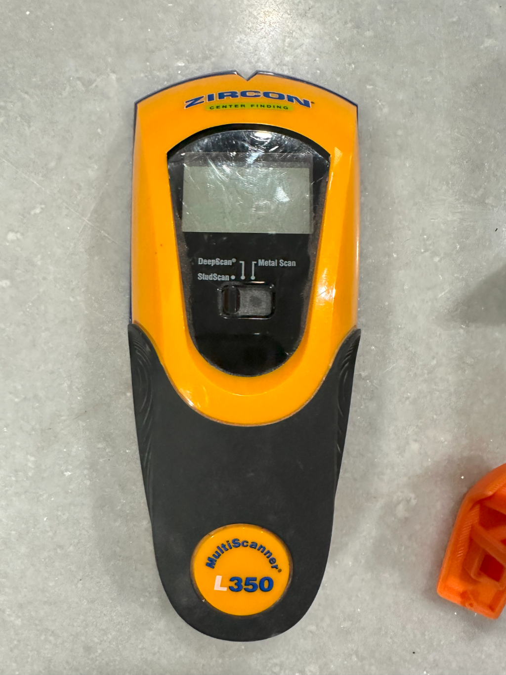 Zircon MultiScanner L350 Stud Finder Battery Door