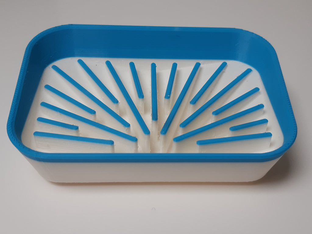 Soap dish without drainage