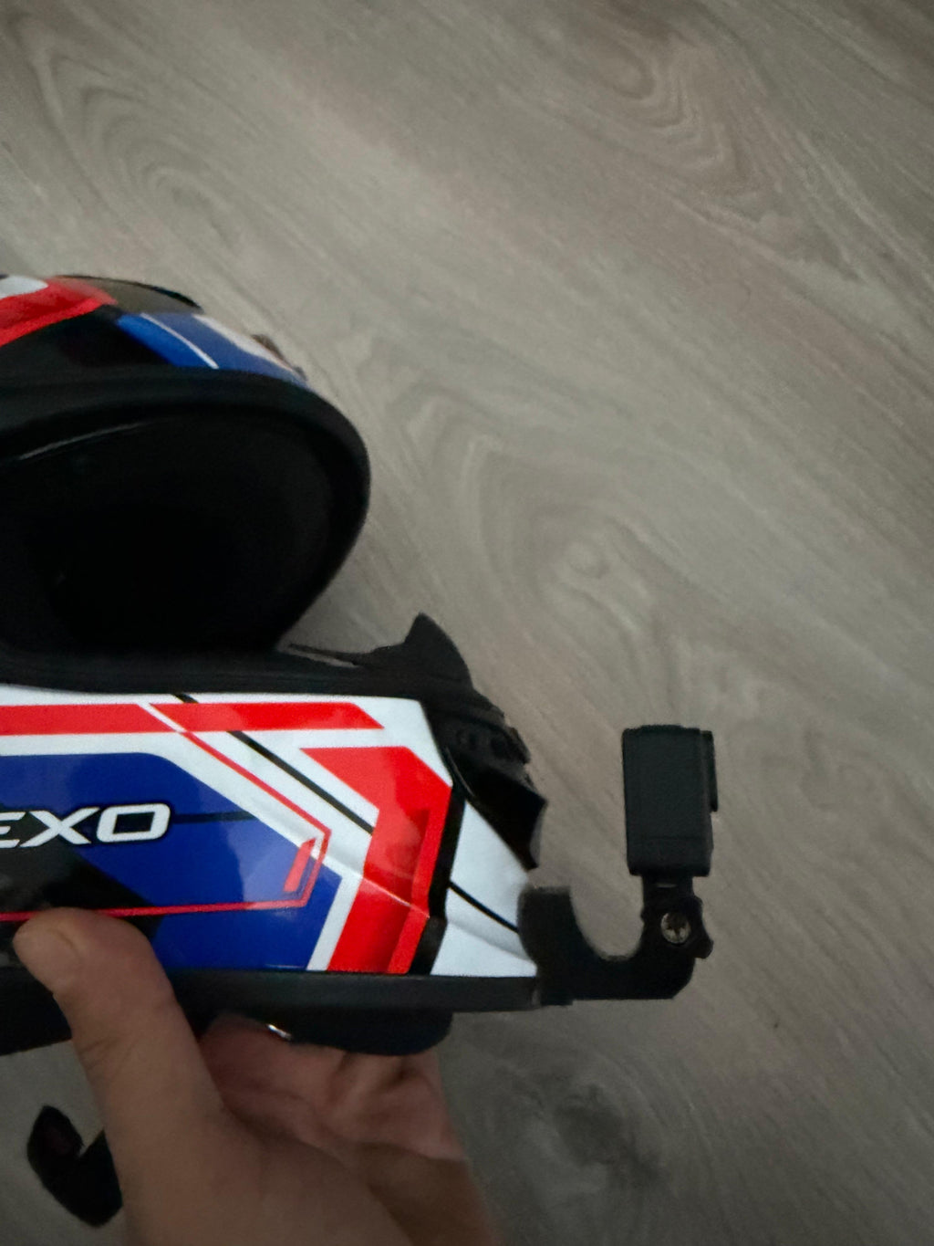Scorpion Exo 1400 Air 2 GoPro style chin mount