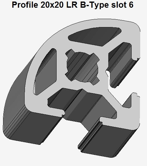 Aluminium Extrusion Profiles, 55 Typs STL files