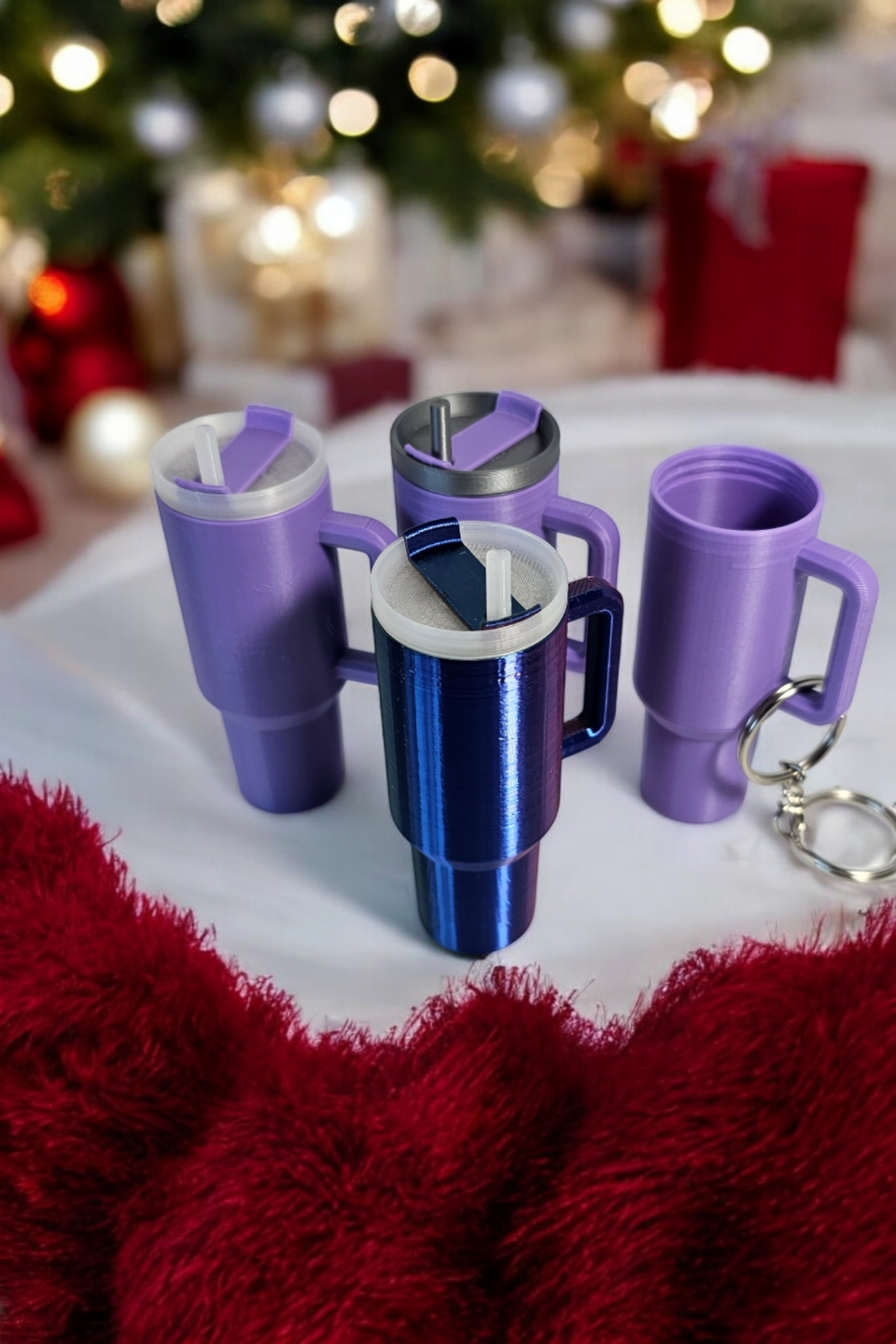 Tumbler Keychain with screw off lid (no AMS reqd)