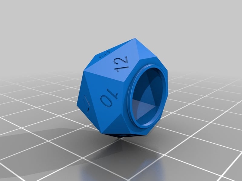 Screw Top D20 Dice Box V2