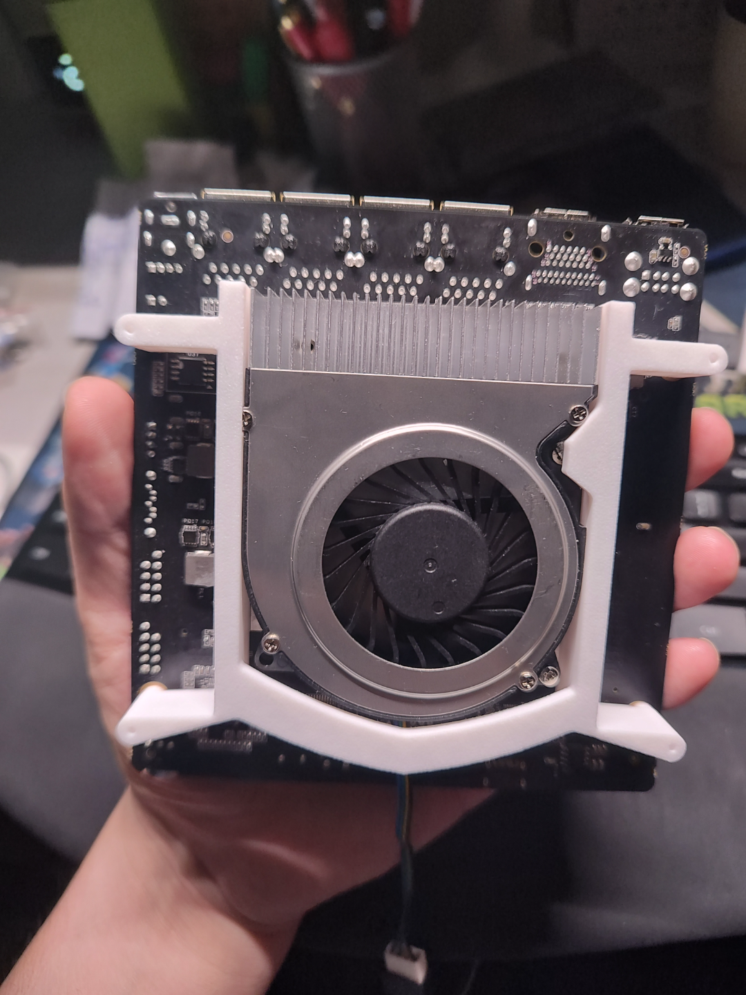 兼容13*13工控机主板（4网口n5105主板）散热器框架
