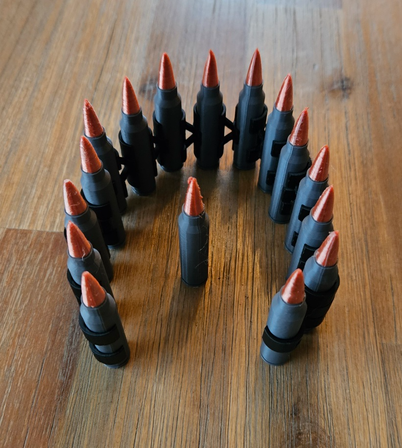 NATO Standard 7.62 Linked Ammo Belt