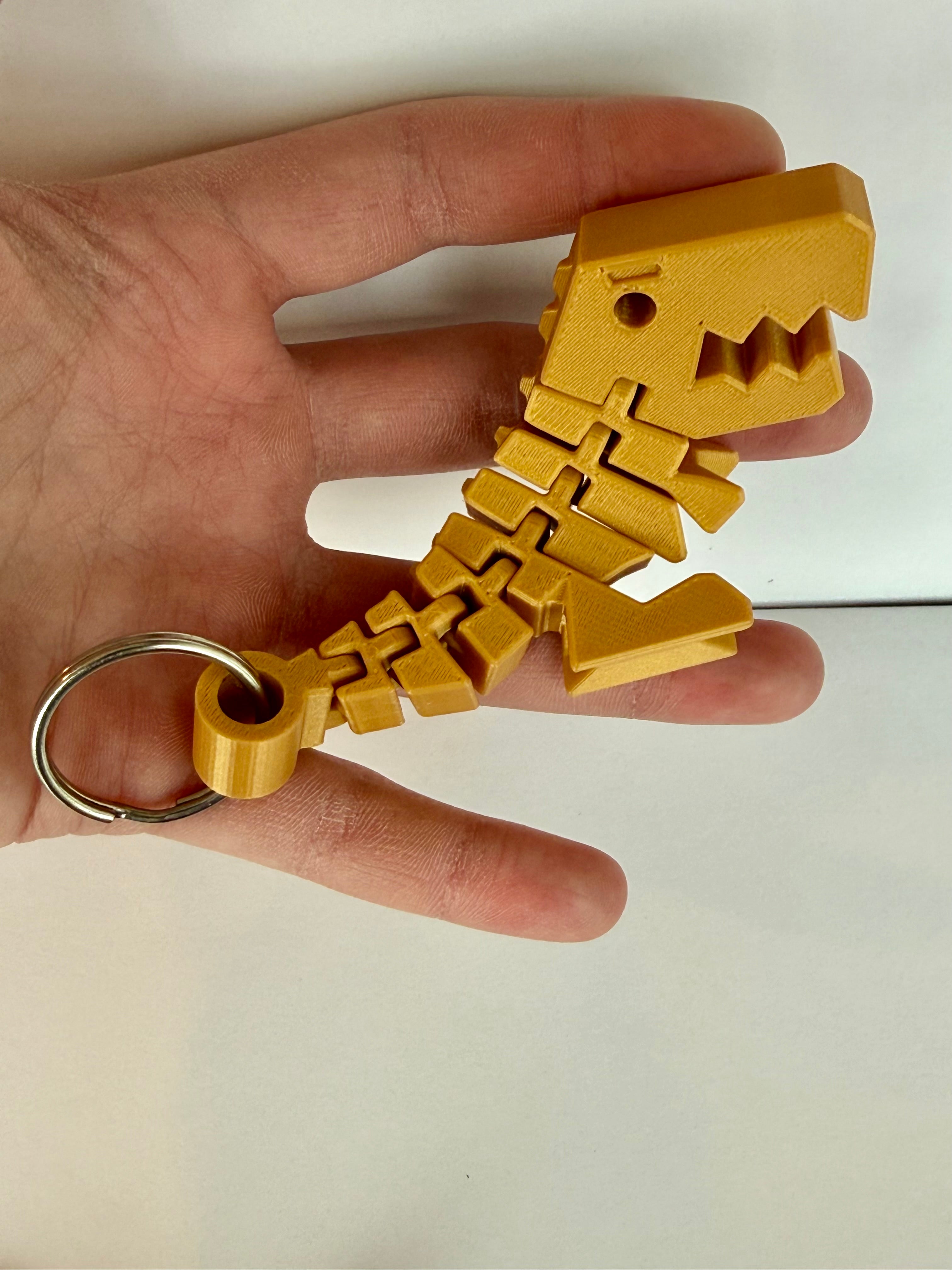 Flexi rex keychain