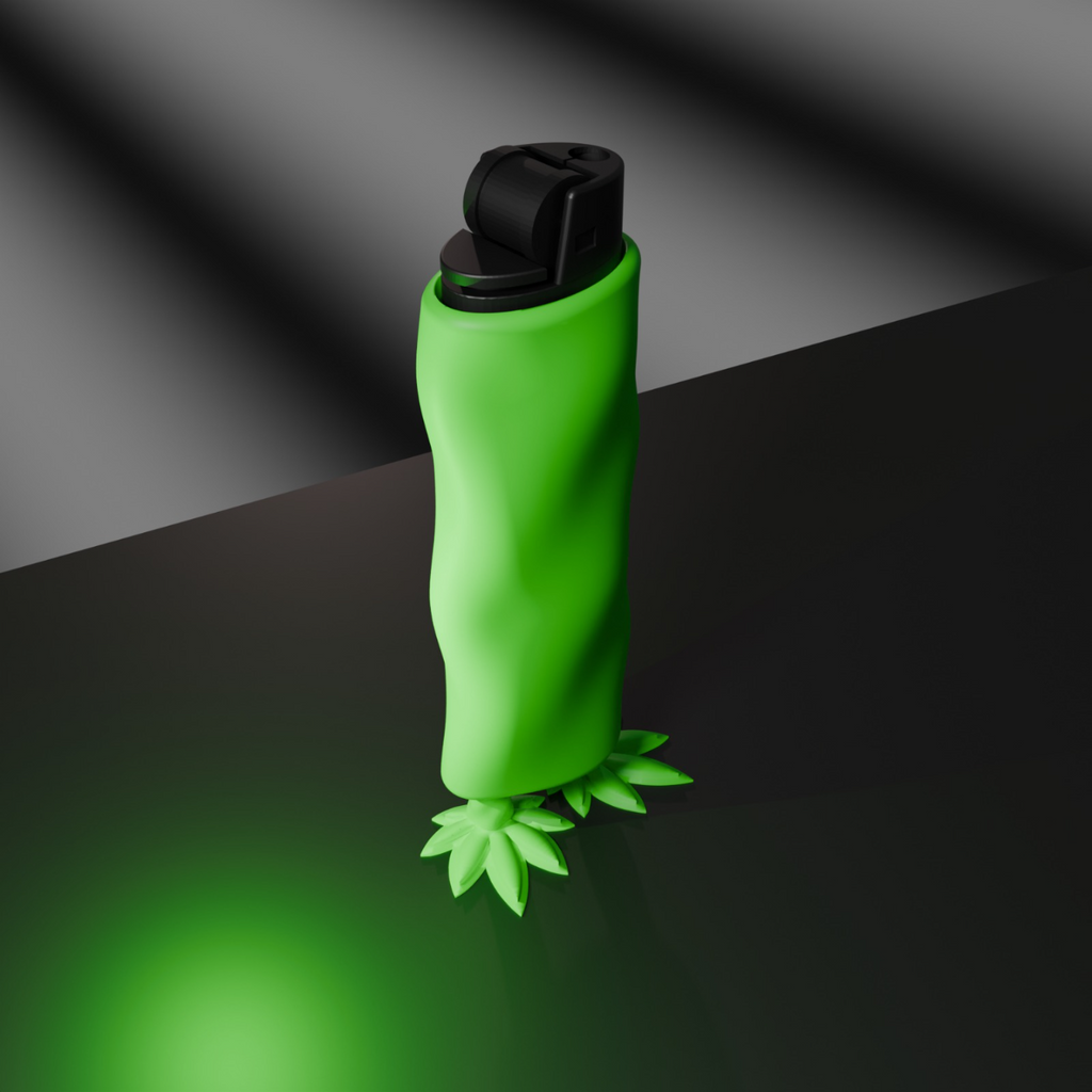 Lightercase with feet