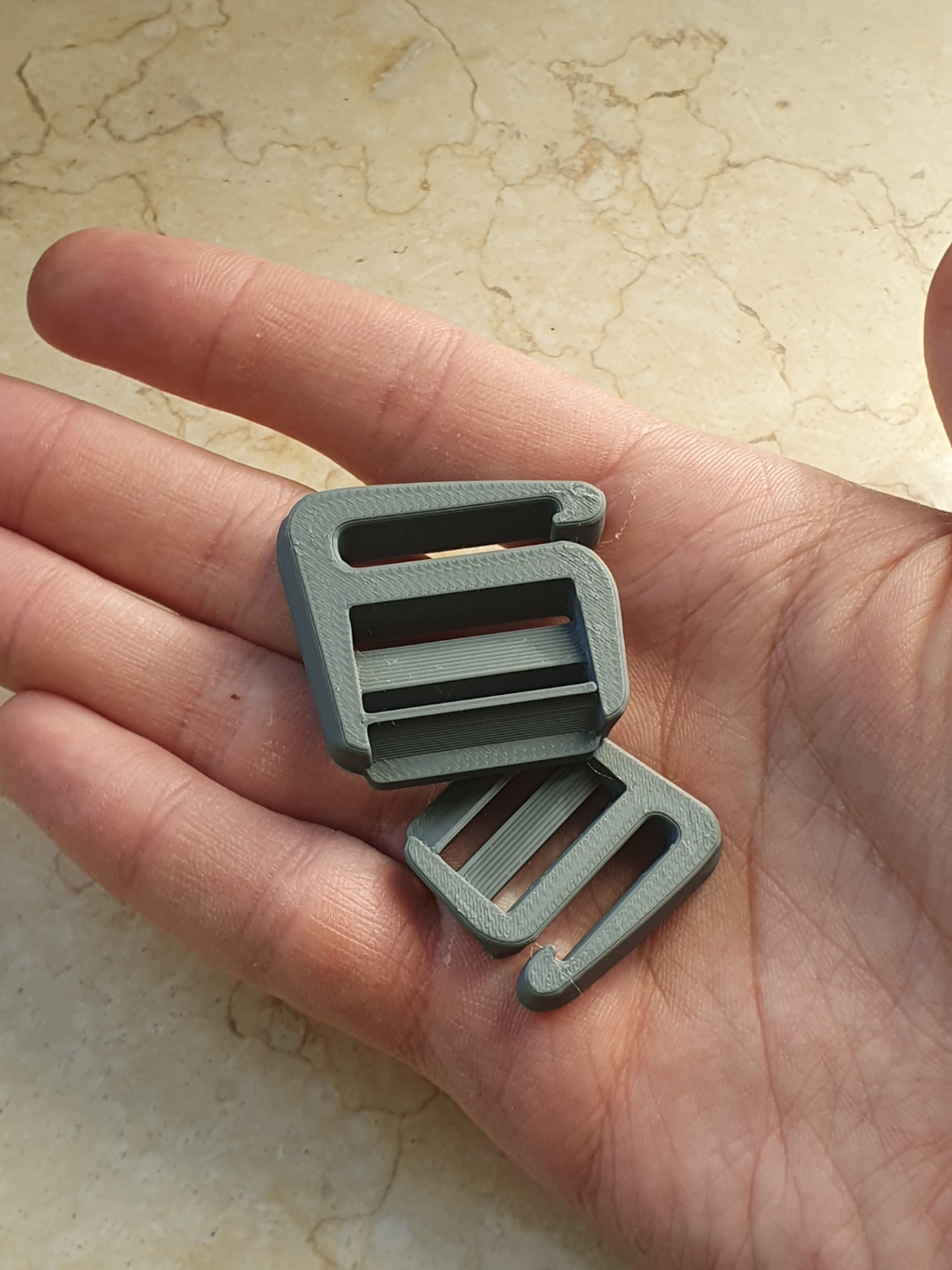 G hook buckle for 20mm (3/4'') and 25mm (1'')