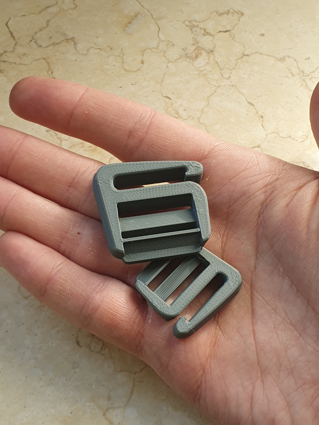 G hook buckle for 20mm (3/4'') and 25mm (1'')