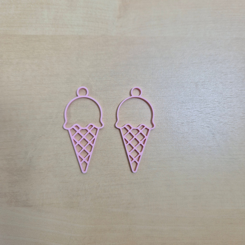 Earrings ice cream cone