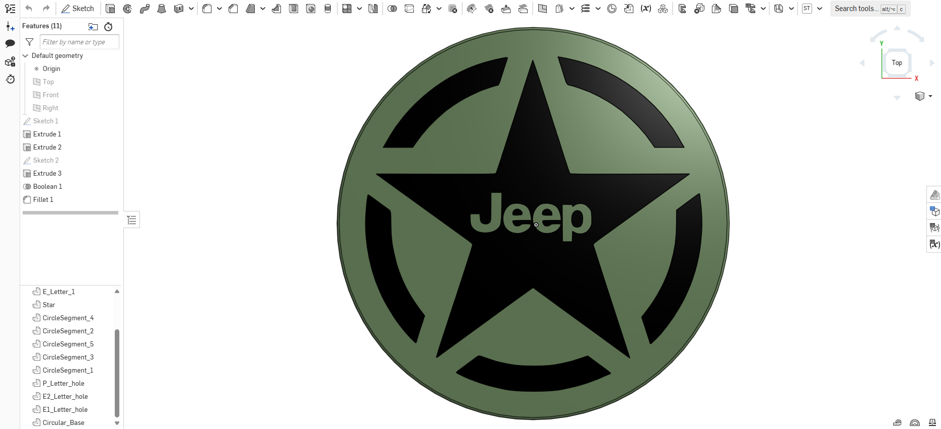 Jeep logo coaster