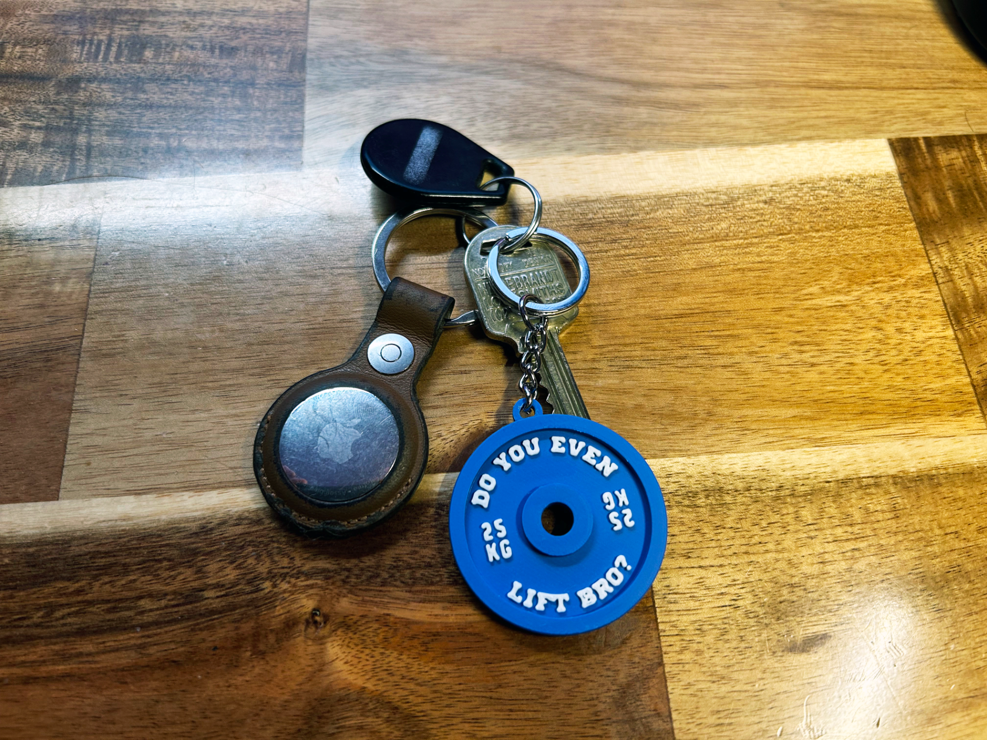Weight Plate Keychain - Do You Even Lift Bro?