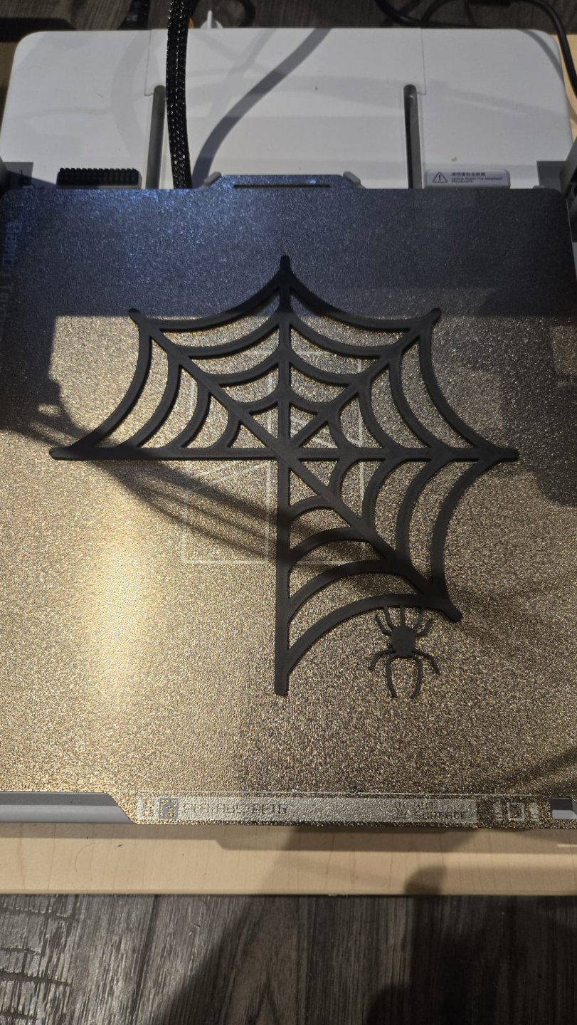 Halloween Door Corner Spiderweb