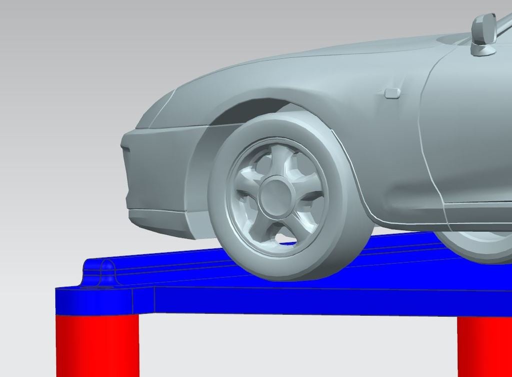 1/18 car model stackable rack