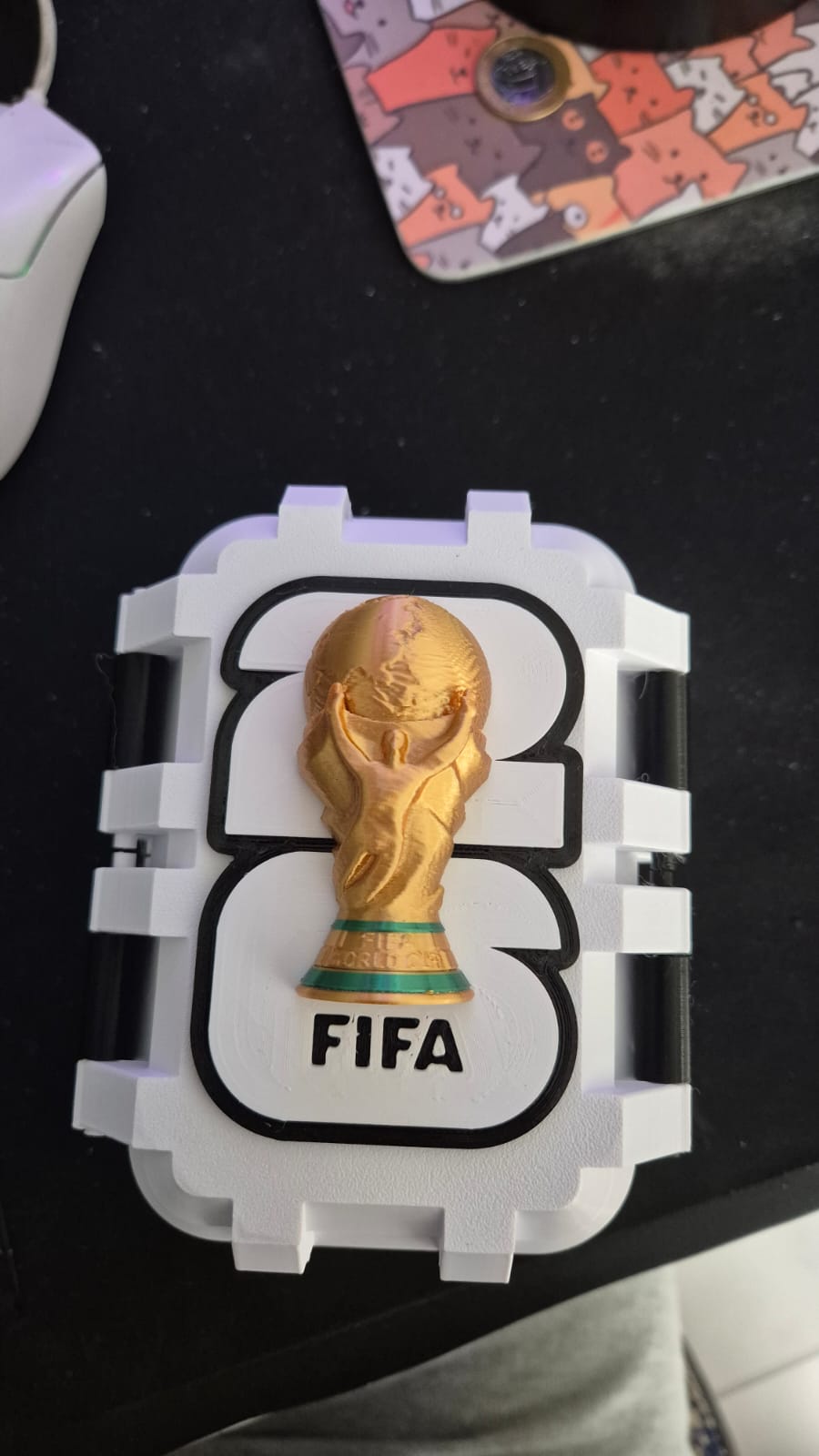 Porta Figurinhas Copa 2026 + suporte de figurinha