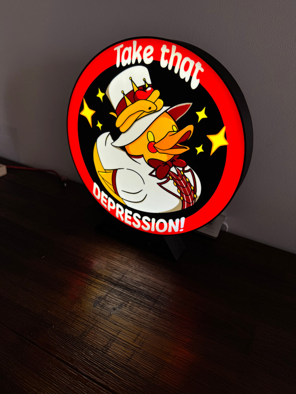 Take That Depression duck - Lucifer - Hazbin Hotel