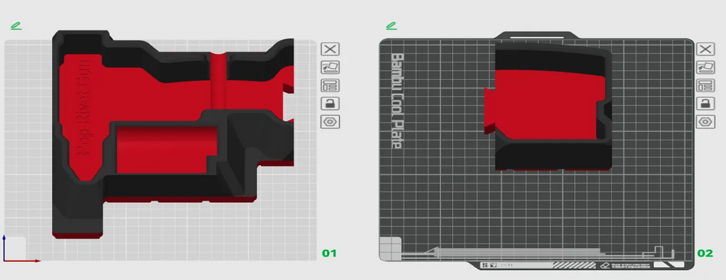 Gridfinity Shadow Tray- M12 Pop Rivet Tool 2550-20