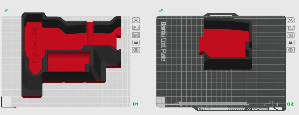 Gridfinity Shadow Tray- M12 Pop Rivet Tool 2550-20