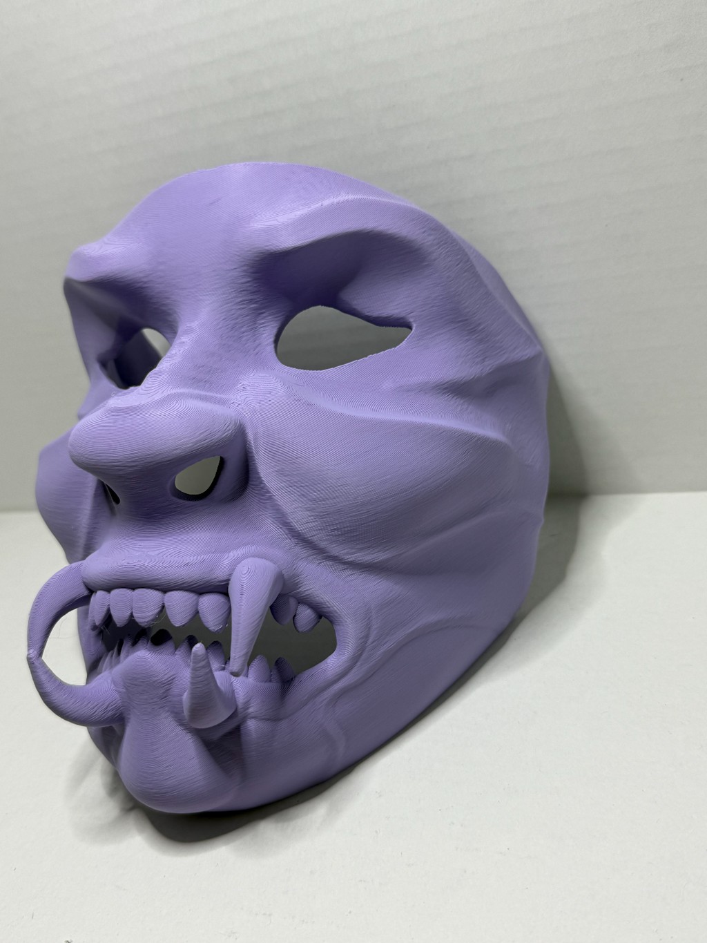 Oni style mask with tusks