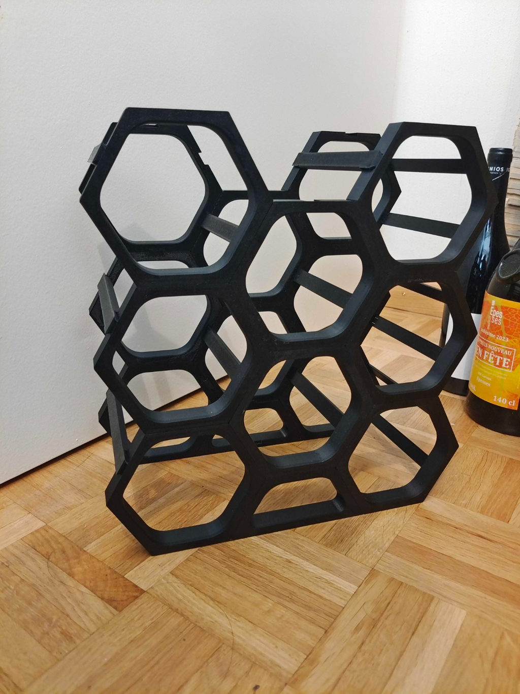 Hexwine - Modular Honeycomb Wine Rack Shelf