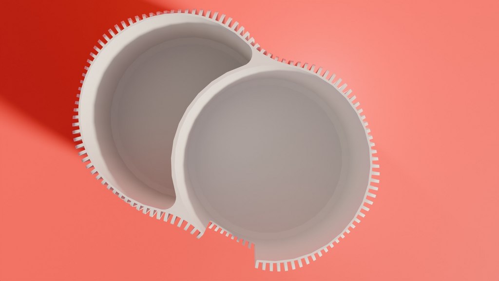 Container for cotton swabs and discs