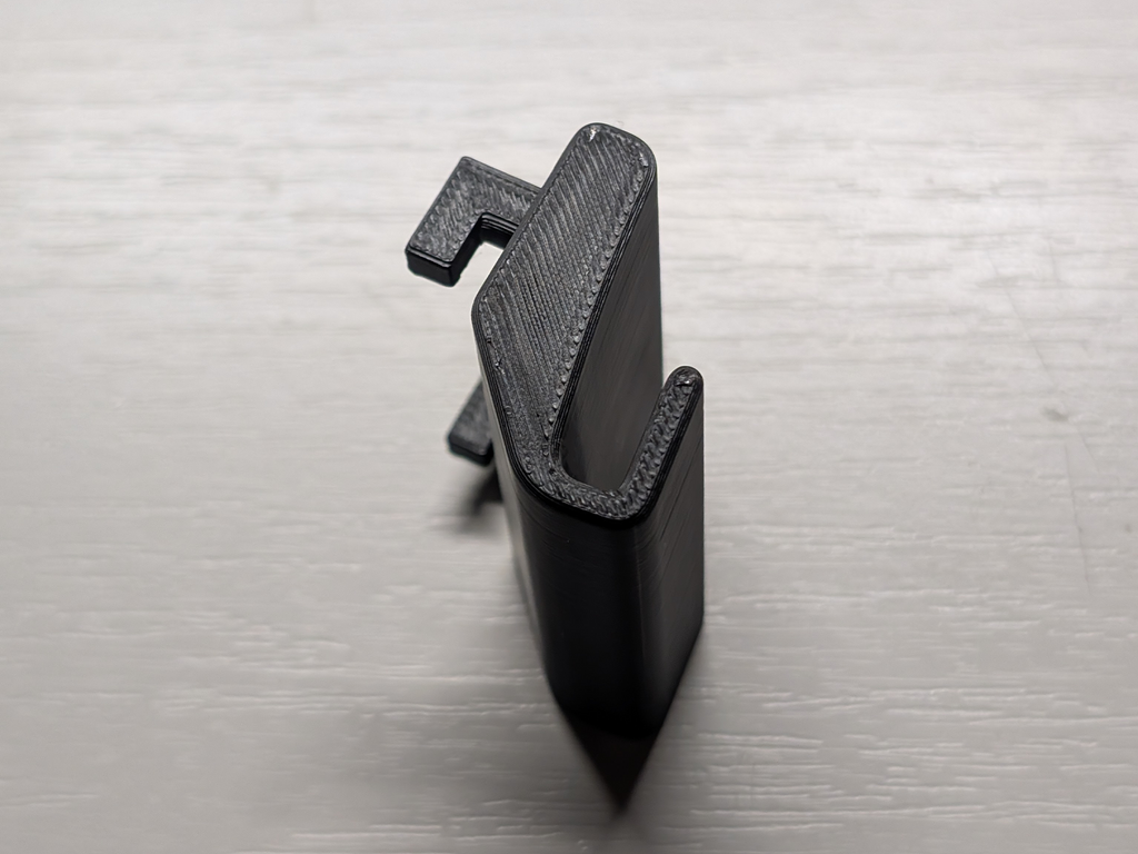 Backbone holder for Skadis, minimalistic hook
