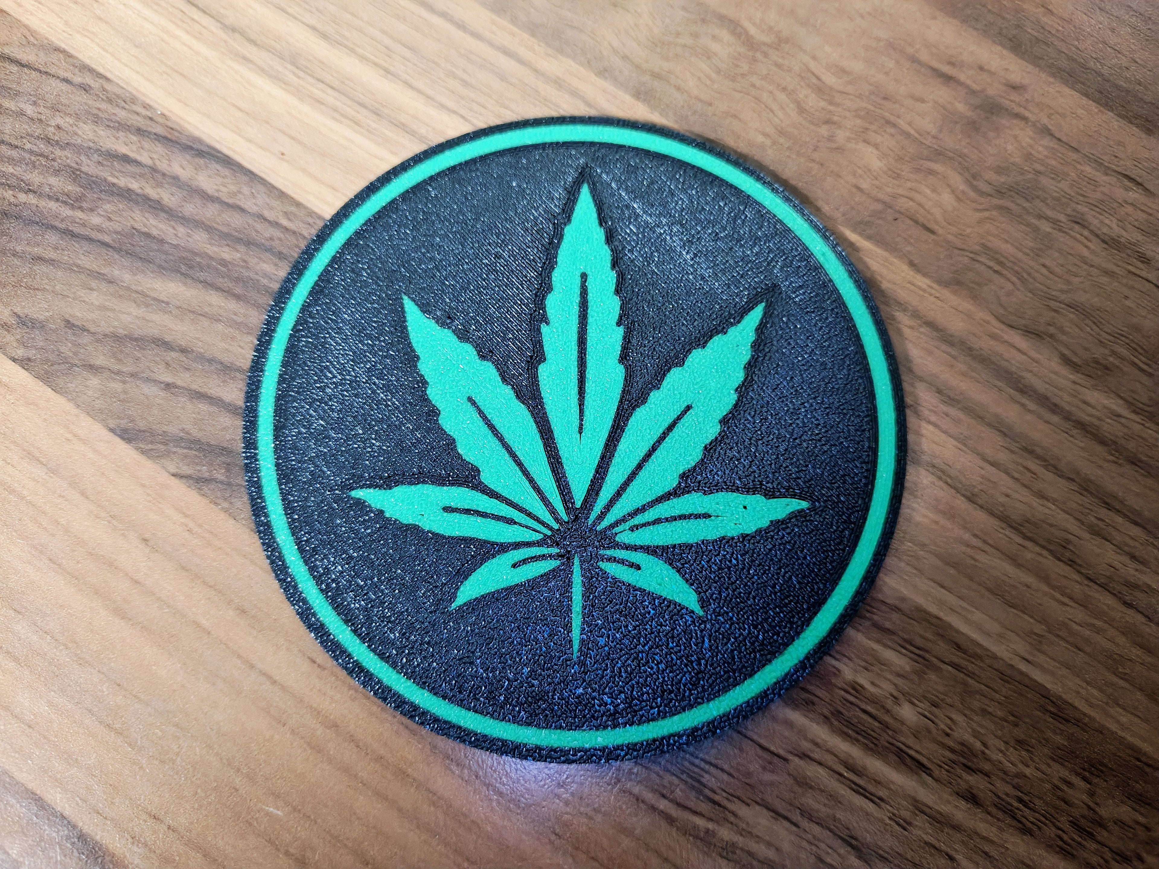 Weed, marijuana Coaster (free commercial licence)