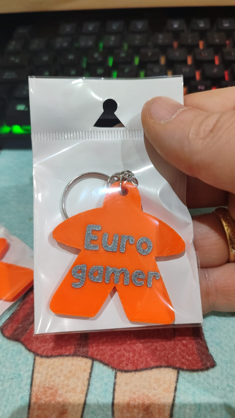 Llaveros forma de meeple