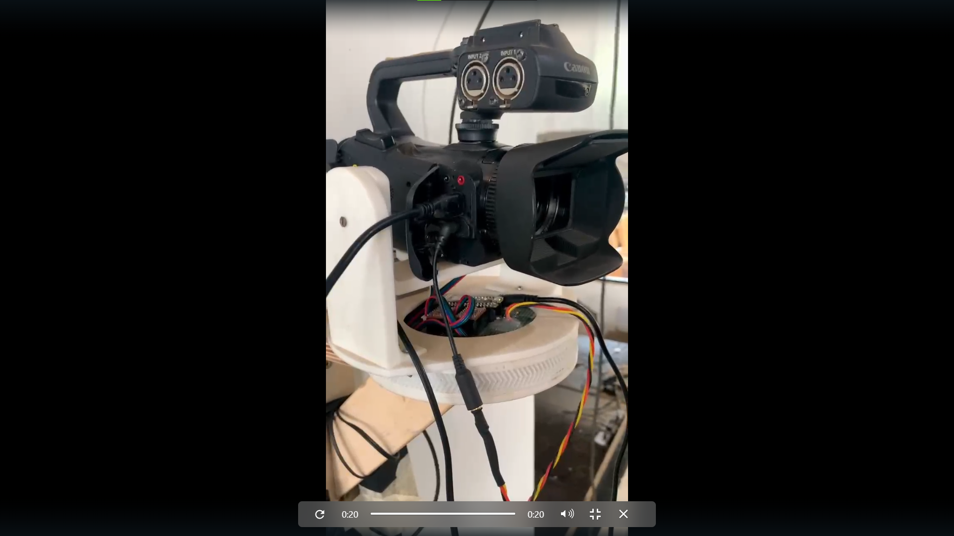 PTZ 3 axis automatic mount