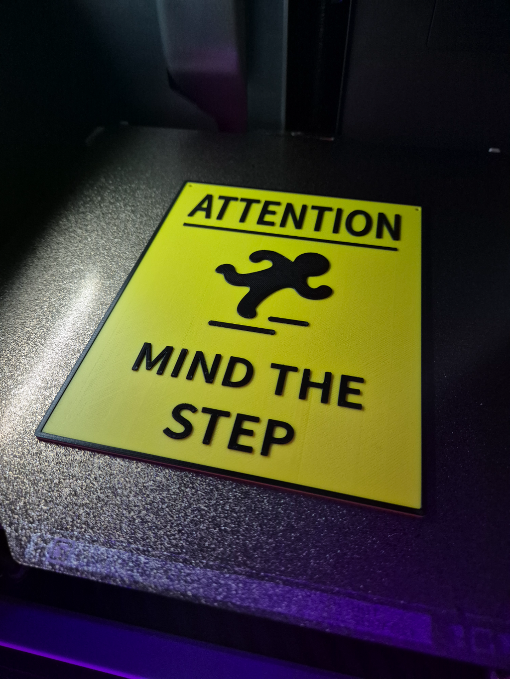 Mind the Step sign