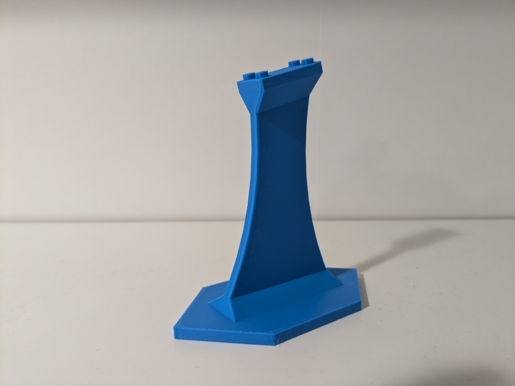 Inclined Brick Ship Display Stand, 4in (101mm)