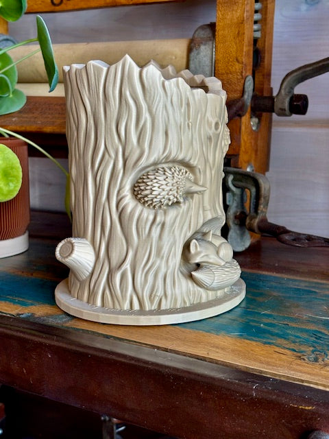 Woodland Hollow |Log Planter