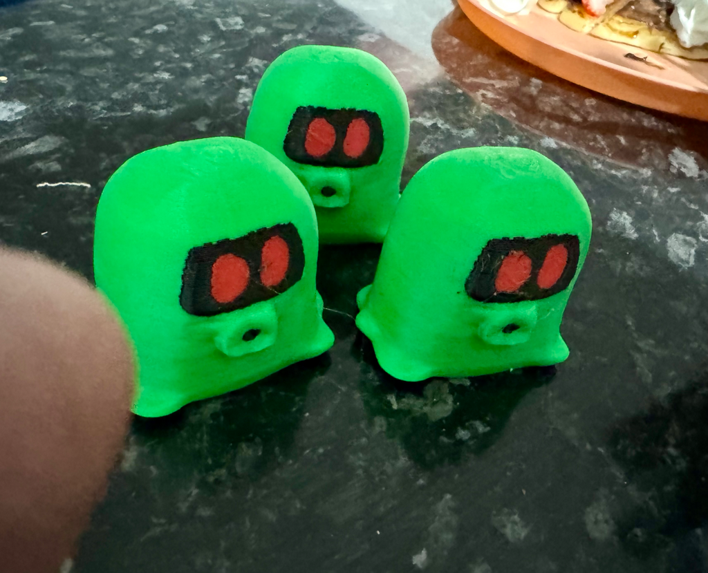 AstroBot: Green/Purple "Gloopy" Slime Shooting Bot