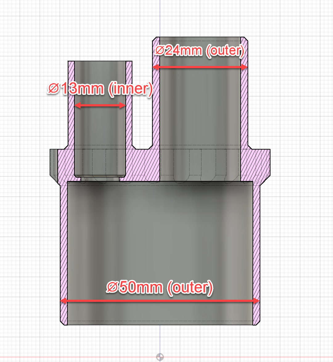 Dual Appliance Drain Connector – Washer + Dryer