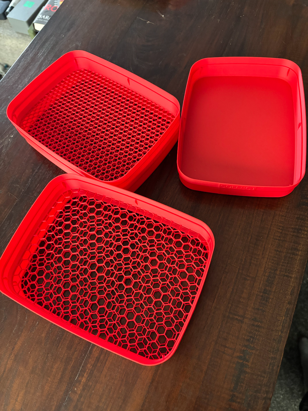 Sifter Set with Hexa-mesh (stackable)