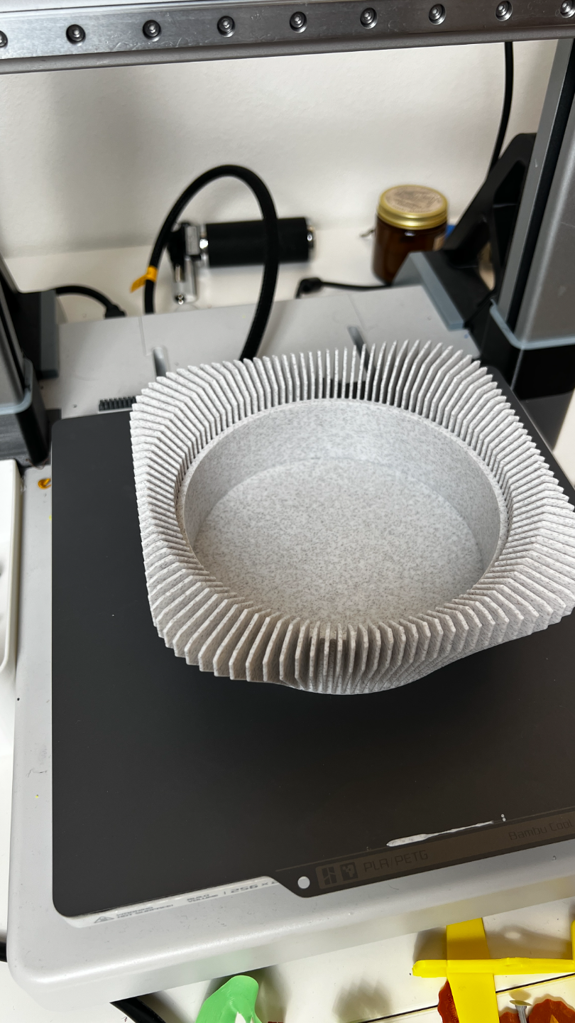 Ribbed Key / Coins Hallway Tray v2 (tall)