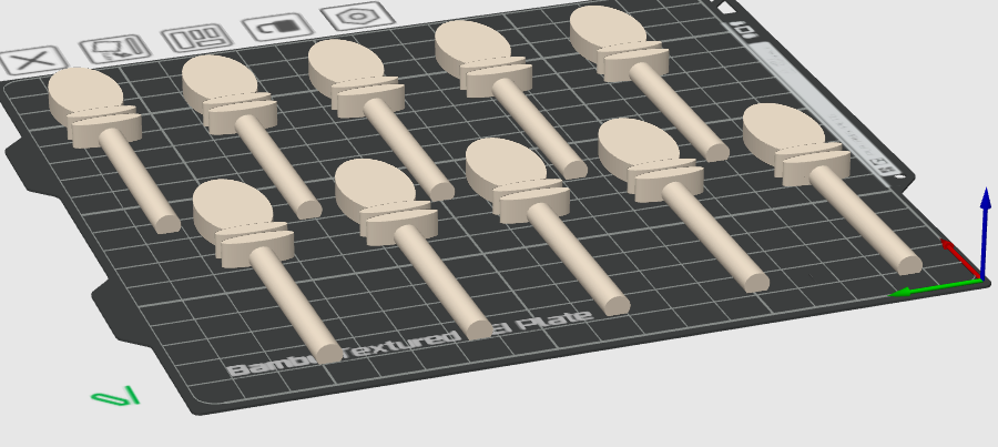 guitar lute pin peg cosplay prop for play