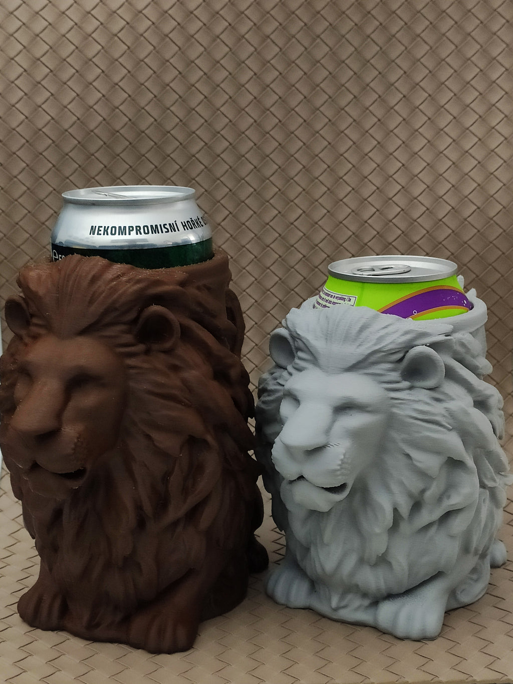 Lion Can Holder (0.5L + 12oz Cans) - Beer mug