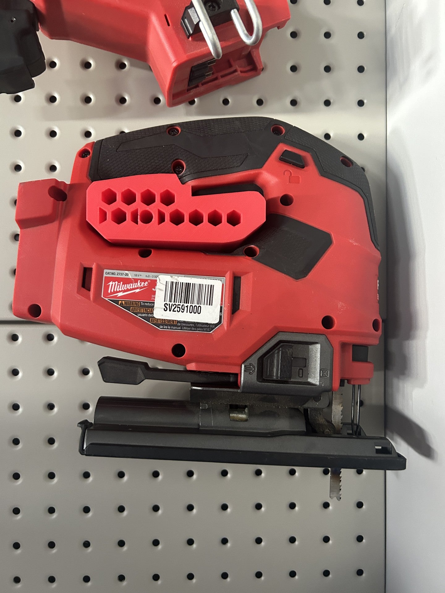 Milwaukee Tool Holders for Pegboard or Wall Control