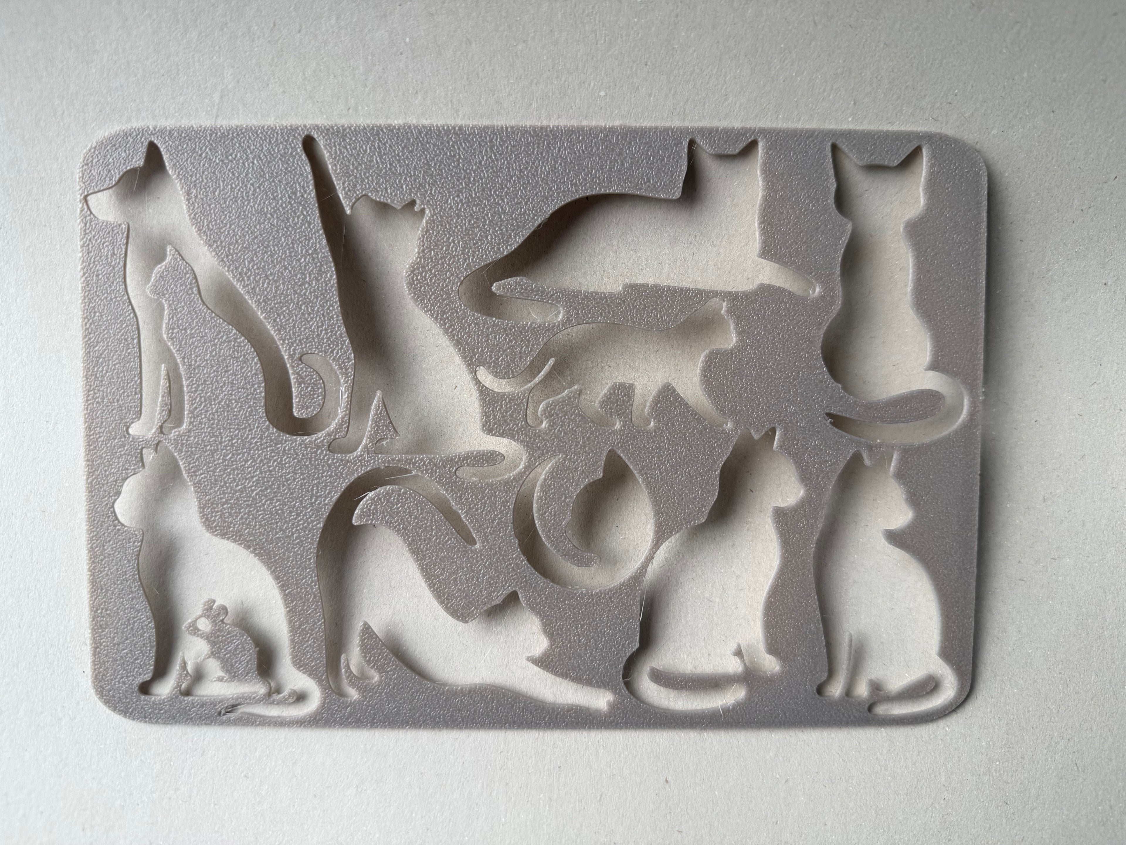 Cat Silhouette Stencil