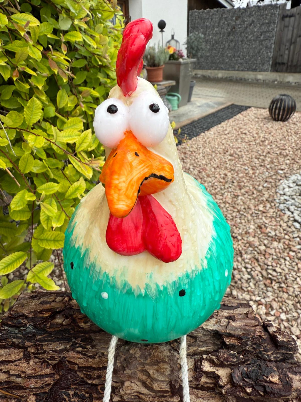 Hühner Garten Deko
