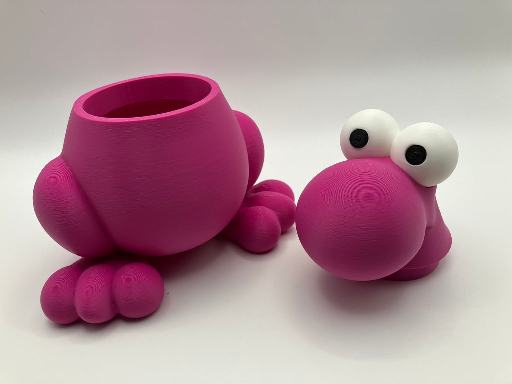 Nerds-shaped container for Nerds
